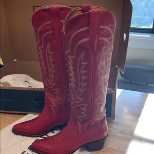 Tecovas Red Heeled Boots
